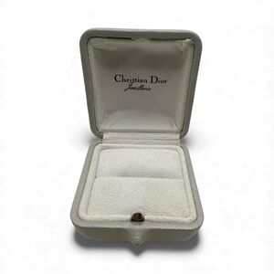 Original Dior Women's Leather Ring Box